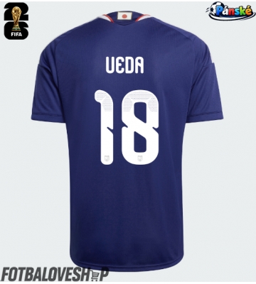 Japonsko Ayase Ueda #18 Domácí Dres MS 2026 Krátký Rukáv